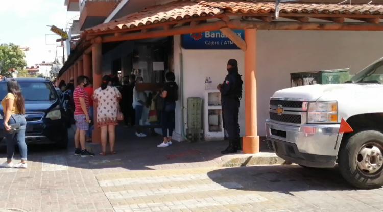 Inicia operativo “Seguridad en Bancos” en Zihuatanejo