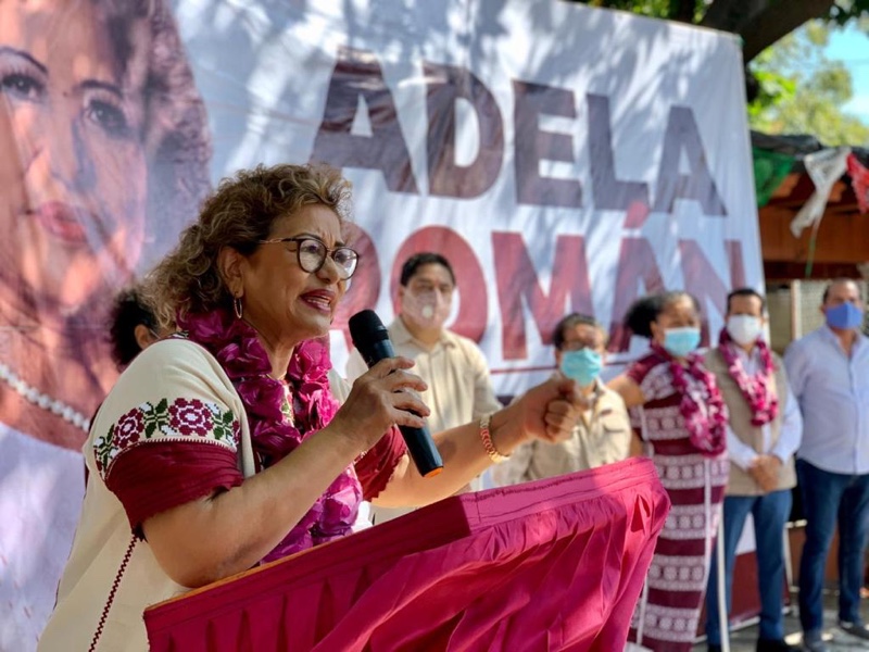 Convoca Adela Román al pueblo de Guerrero a una alianza