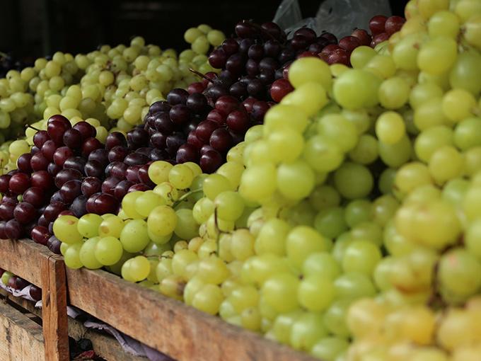 Hasta en 100 pesos se vende el kilo de uva