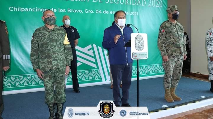 EL 2020 ES EL AÑO CON EL MENOR ÍNDICE DELICTIVO EN GUERRERO: GOBERNADOR ASTUDILLO