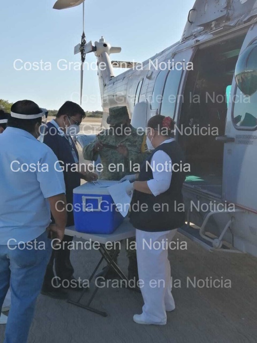 Llegan vacunas anti Covid-19  a Zihuatanejo, son destinadas a Coahuayutla