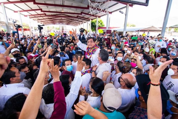 “No le voy a fallar al pueblo de Guerrero”, ratifica Félix Salgado en su arranque de campaña