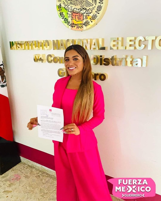 La primera mujer transgénero que participa en una elección de Guerrero
