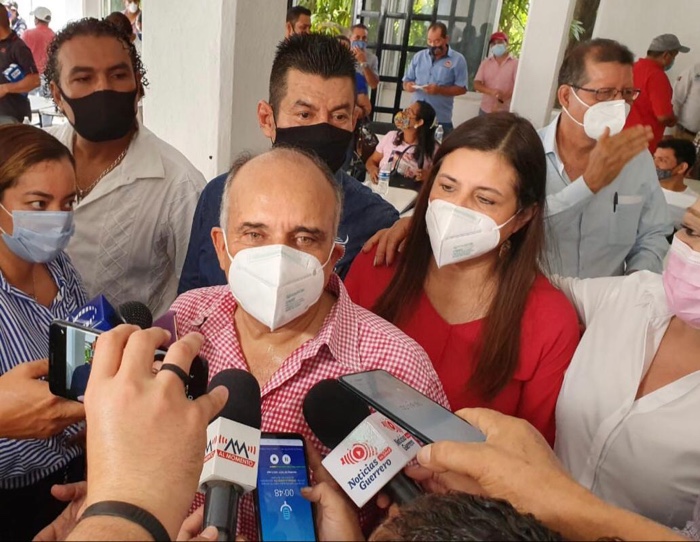 Insiste Senador Añorve en que Ricardo Taja debe ser el candidato a alcalde del PRI-PRD