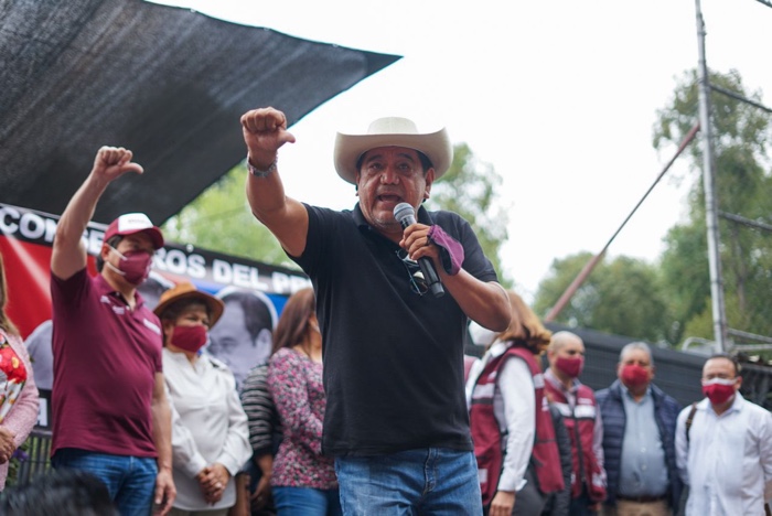 Legisladores federales se suman a plantón que mantienen Félix Salgado y guerrerenses en el INE
