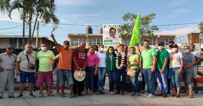 Recibe Eddie Palacios el respaldo ciudadano en Hacienda de Cabañas