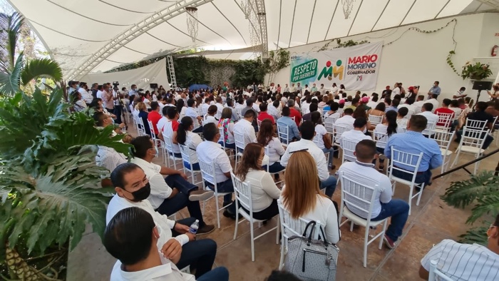 Mario Moreno se reúne con estructuras del PRI en Chilpancingo