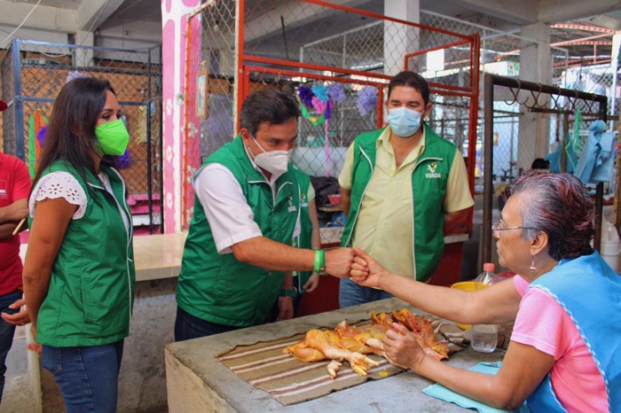 Cómo diputado federal trabajaré por la grandeza Verde de la costa: Eddie Palacios