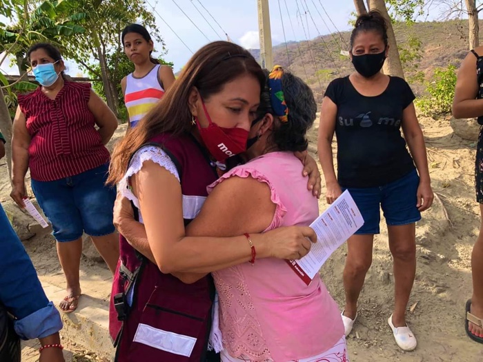 MORENA es la esperanza de los que menos tienen en Zihuatanejo, refrenda Maricarmen Cabrera
