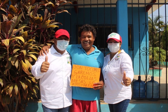 “Tocumbo” no fallará a Petatlán, le expresan cientos de vecinos de las colonias populares