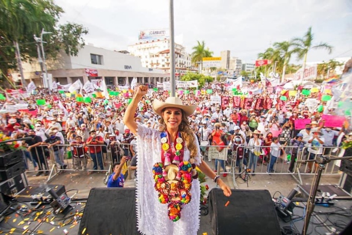 “Evelyn gobernadora, Evelyn gobernadora”, retumba en Acapulco por la mujer que hará historia en Guerrero