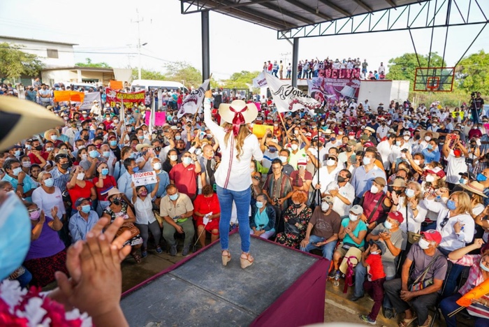 Cierra Evelyn Salgado Pineda actividades proselitistas en la zona rural de Acapulco