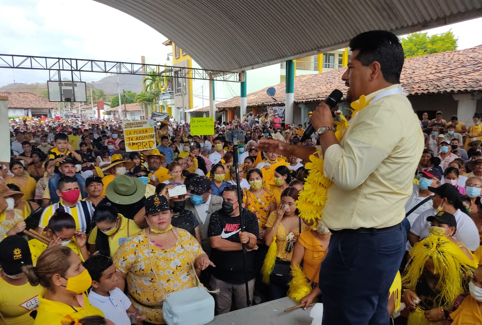 Gracias unionenses, este proyecto es de todos y vamos a ganar: Crescencio Reyes