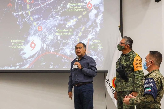 SESIÓN PERMANENTE DEL CONSEJO ESTATAL DE PROTECCIÓN CIVIL POR PRESENCIA DE LLUVIAS EN GUERRERO