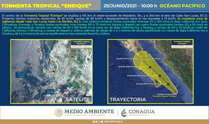 SE PREVÉN MÁS LLUVIAS EN GUERRERO POR EL PASO DE LAS ONDAS TROPICALES 6 Y 7