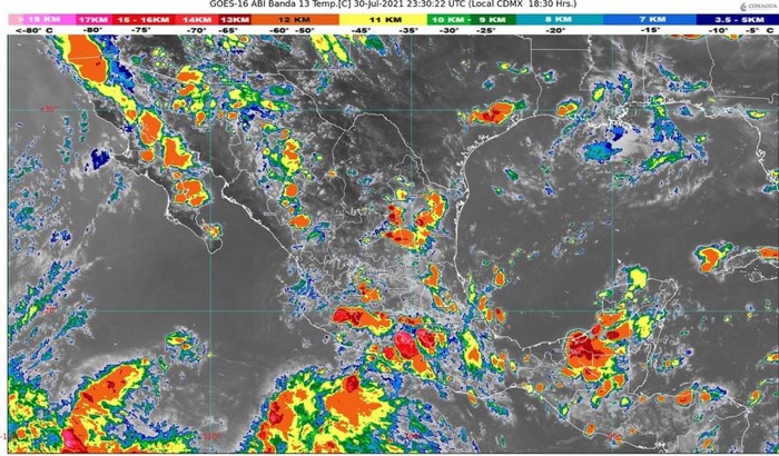 FIN DE SEMANA CON PRONOSTICO LLUVIAS DE FUERTES EN GUERRERO