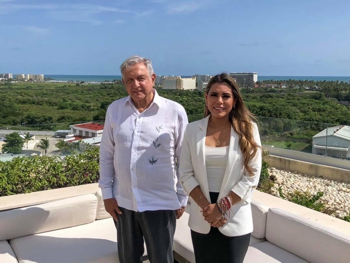 Se reúne Evelyn Salgado Pineda con el presidente Andrés Manuel López Obrador
