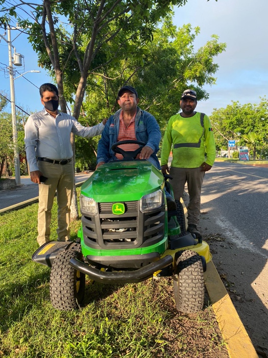 Recibe equipamiento área de Parques y Jardines en La Unión
