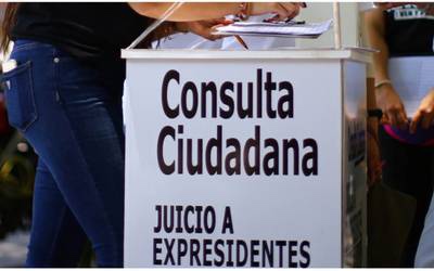 Aplica INE veda electoral por consulta sobre ex presidentes