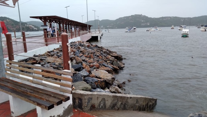 Cerrado el puerto a la navegación por efectos de Tormenta Tropical “Nora”