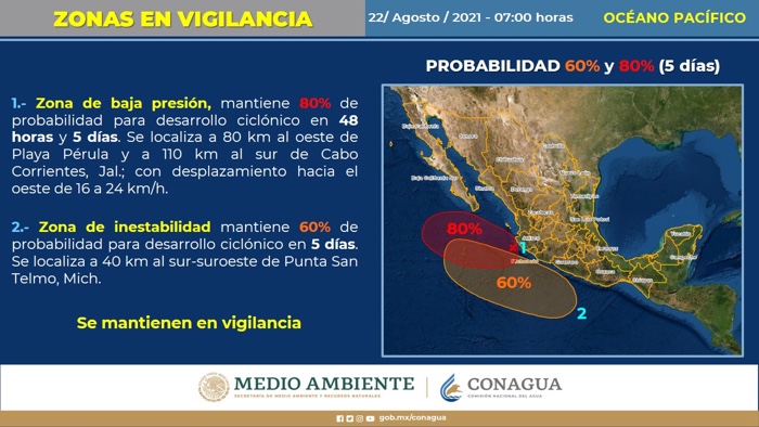 Lluvias dejaron afectaciones mínimas en Guerrero