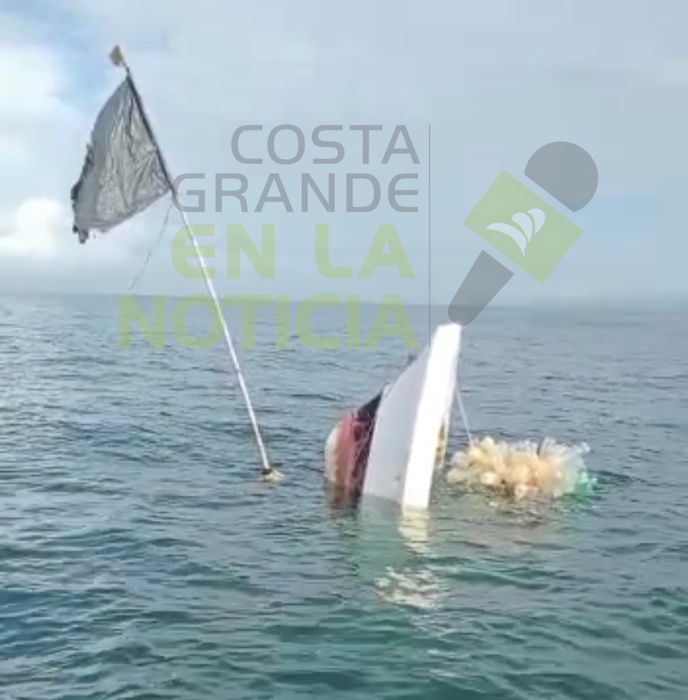 Encuentran lancha “Santa Fe”, los pescadores siguen desaparecidos