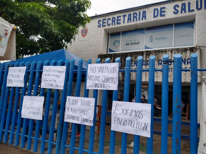 Se suman a paro estatal trabajadores de Salud en Zihuatanejo