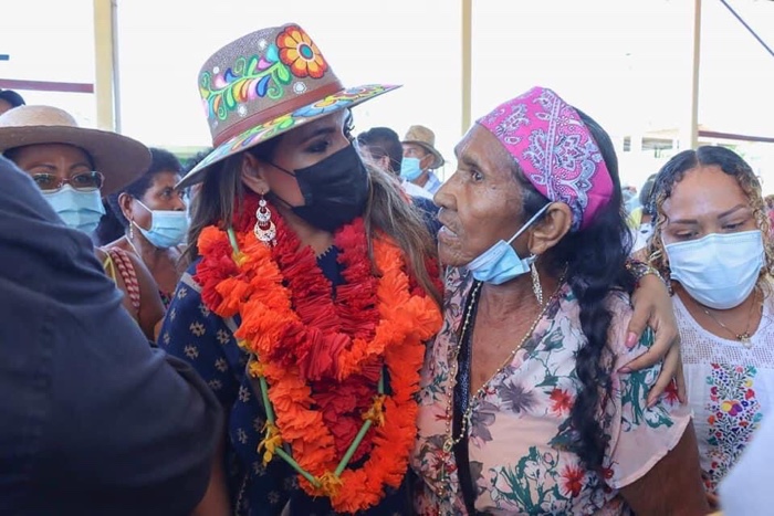 Visita Evelyn Salgado Pineda municipios de nueva creación de Guerrero