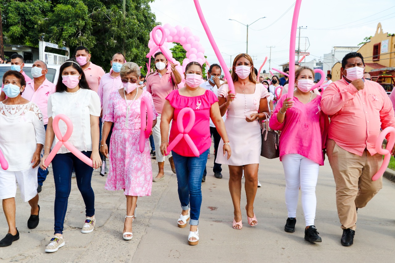 Marcha rosa frente al cáncer de mama