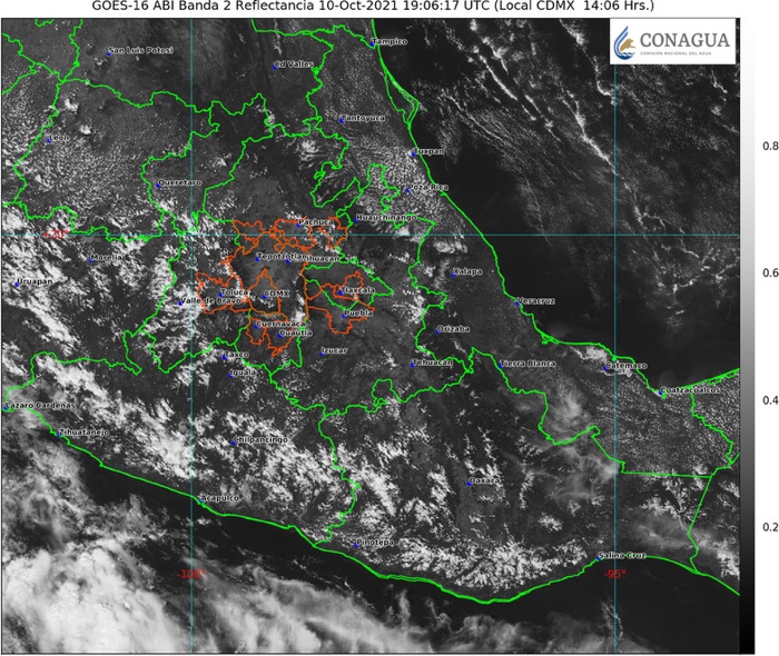 Se esperan lluvias para esta tarde en Costa Grande