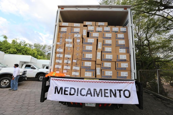 Llegan 344.5 millones de pesos en medicamentos para abastecer centros hospitalarios de Guerrero