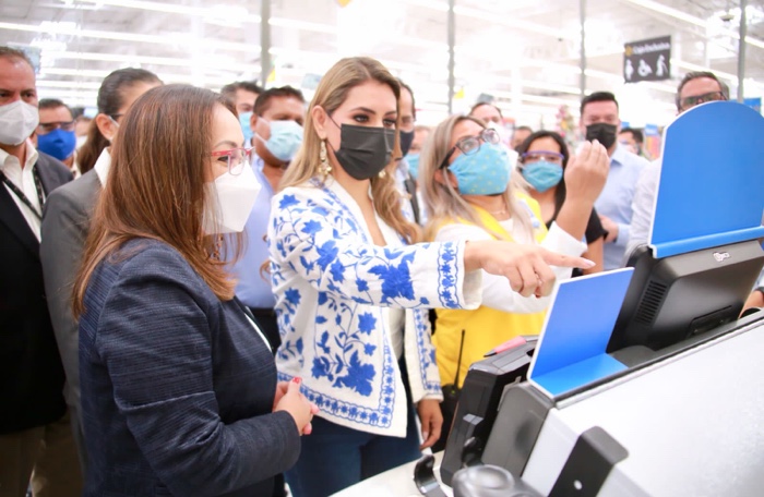 Inaugura gobernadora Evelyn Salgado sucursal de Walmart en Iguala con inversión de 250 mdp