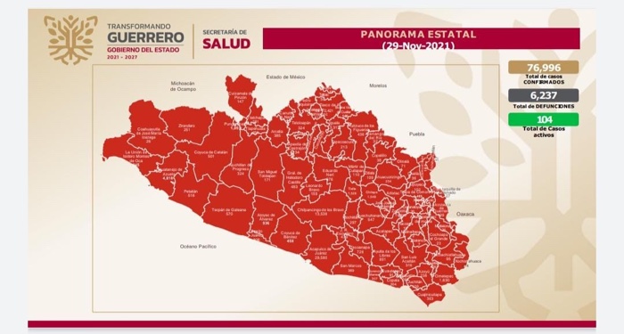 Mañana inicia en Guerrero la aplicación de la primera y segunda dosis de la vacuna contra Covid-19 a niños y jóvenes con comorbilidades