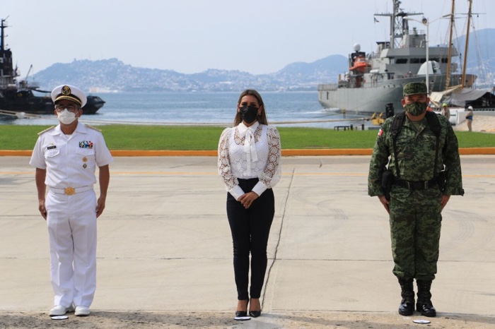 Arriban elementos de la Secretaría de Marina para reforzar la seguridad en Guerrero