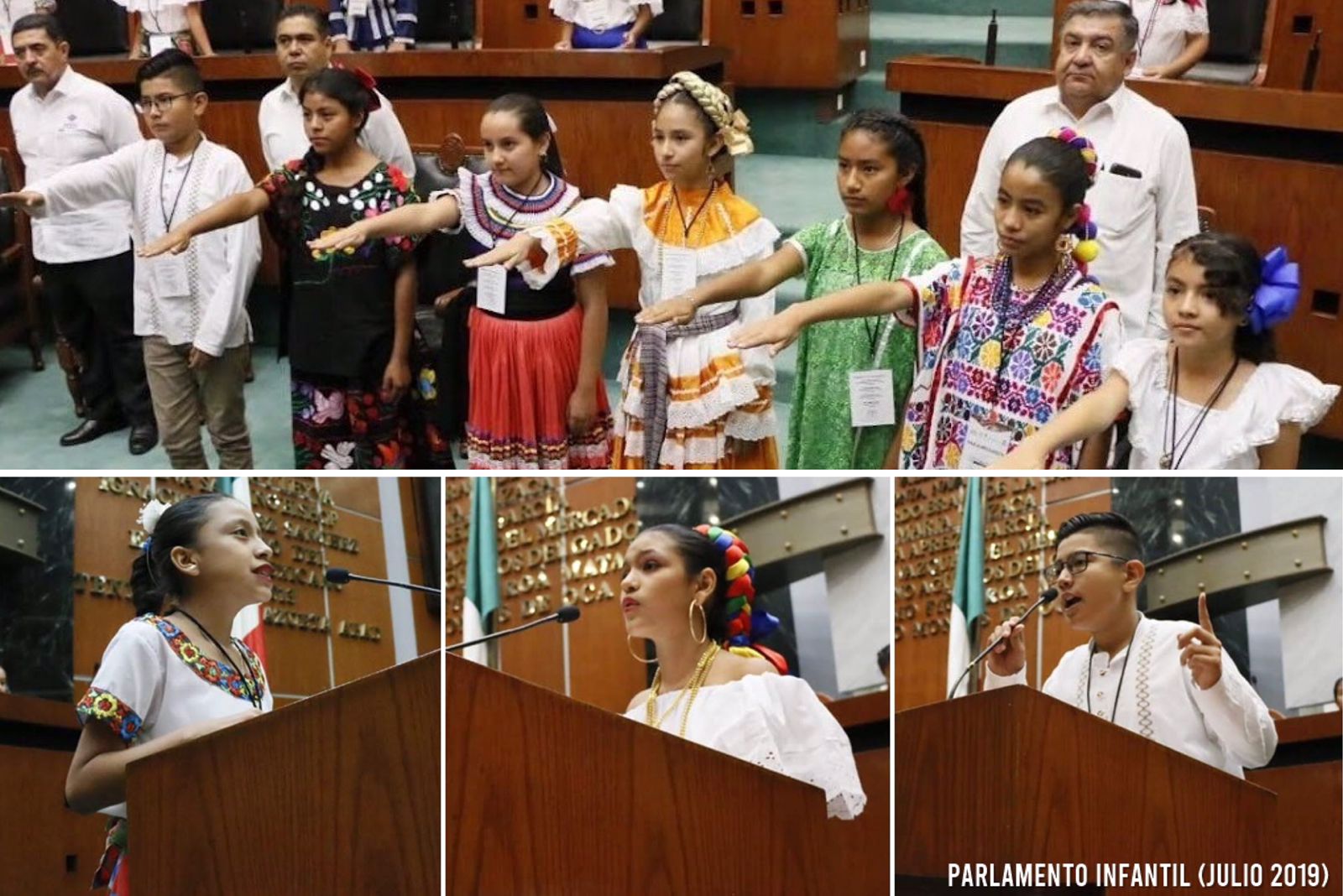 INICIAN ESTE MARTES EN EL CONGRESO DEL ESTADO LAS ACTIVIDADES DEL XIV PARLAMENTO INFANTIL