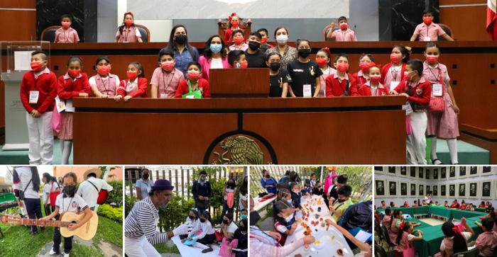 ALUMNOS DE PRIMARIA CONVIVEN Y APRENDEN  EN ESPACIOS DEL CONGRESO POR EL DÍA DEL NIÑO