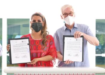 Inaugura Evelyn Salgado obra de pavimentación y drenaje con inversión de 3.5 mdp