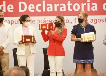 Recibe la gobernadora Evelyn Salgado la Denominación de Origen Lacas de Olinalá