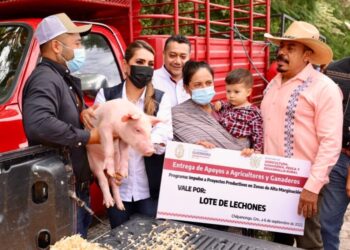 Entrega gobernadora más de 11 mdp en apoyos a agricultores y ganaderos de la región Centro del estado