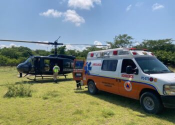 Coordina la SSG traslado aéreo de pacientes con quemaduras de Coyuca de Catalán a Chilpancingo