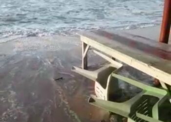 Con veladores, restauranteros en la Isla, resguardan mobiliario