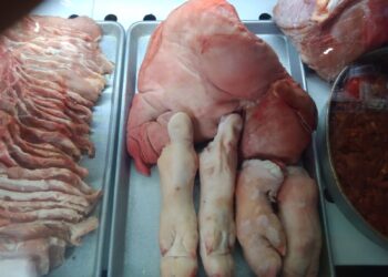 Baja consumo de carne de puerto, por incremento de precio