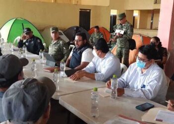 Elementos de seguridad de los tres niveles de Gobierno mantienen presencia en Apaxtla para contribuir a la paz y estabilidad social en Guerrero