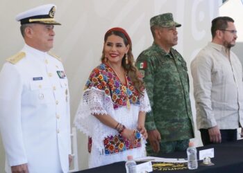 Reconoce Evelyn Salgado a la Armada de México en la construcción de un país más seguro