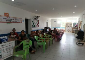 También hubo poca afluencian en vacunación a niños en Coahuayutla