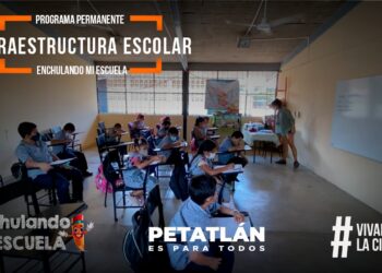 GOBIERNO MUNICIPAL DE PETATLÁN BRINDA MANTENIMIENTO A ESCUELA PRIMARIA GREGORIO TORRES QUINTERO