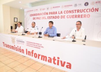 Logran resultados en materia de seguridad y procuración de justicia en Guerrero mediante el trabajo coordinado de autoridades federales y estatales