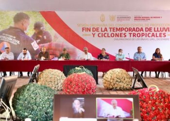 Encabeza Evelyn Salgado sesión del Consejo Estatal de Protección Civil por Fin de Temporada de Lluvias y Ciclones Tropicales 2022