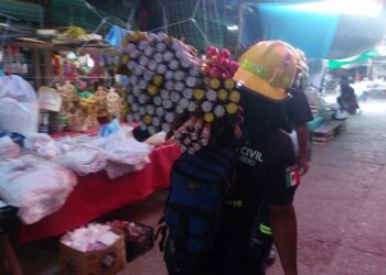 Decomisan 500 kilos de material pirotécnico en el mercado de Chilapa