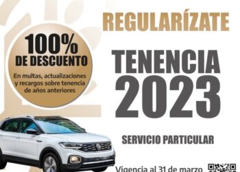 El gobierno del estado realiza 100 por ciento de descuento en multas y recargos en el pago de tenencia de servicio particular